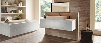 calacatta miraggio cove quartz  Quality Custom Countertops